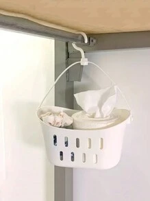 1 件悬挂式储物篮，360° 旋转挂钩，厨房储物篮，浴室篮，家庭储物和整理用品，厨房、浴室和卧室储物 - 彩色 - 查看 8