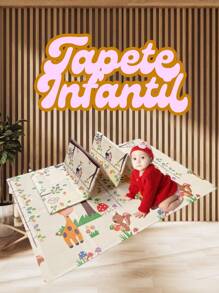 Double-Sided Foldable Rubber Tatami Children's Mat - Nhiều màu - Xem 1