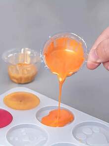 50 chiếc cốc keo trong suốt 1,35oz cốc nhựa cốc sơn hộp đựng hỗn hợp tự làm cốc trộn cho công cụ đổ nhựa tự làm công cụ đúc công cụ vẽ tranh nghệ thuật - Nhiều màu - Xem 2