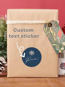 12 cái/24 cái/40 cái Nhãn dán Giáng sinh tùy chỉnh có thể dán trên Quà tặng Giáng sinh, Bao bì quà tặng Giáng sinh, Phong bì Giáng sinh, Thiệp chúc mừng Giáng sinh. Quà tặng cá nhân hóa, Nhãn dán cá nhân hóa, Ý tưởng quà tặngQuà tặng Giáng sinh tốt nhất - Nhiều màu - Xem 1