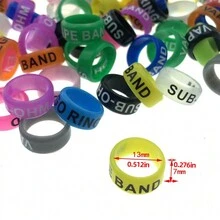 30/20/10/5 chiếc Đường kính 13mm Silicone Đàn hồi Cá nhân hóa Trang trí Vòng chống trượt, Tay cầm Bọc tay cầm Có Vỏ bảo vệ Cho Đường kính 13mm-22mm Dao nghệ thuật, Tua vít Điện tử Thanh Bướm Tay cầm Súng cao su Đầu lớn Bút Công cụ. Quà tặng tốt nhất - Nhiều màu - Xem 13