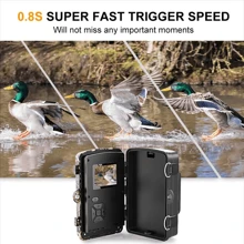1 pièce Caméra haute définition de chasse en plein air, caméra de surveillance intelligente pour l'extérieur, caméra haute définition 1080P à distance pour une utilisation en extérieur, étanche IP66 avec vision nocturne, suivi d'animaux, caméra de suivi et de jeu
