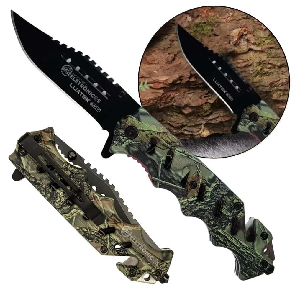 Electronics Paradise Tactical Pocket Knife Folding Blade 3D Print Sharp