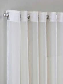 Delicate Plain Voile Curtain For Bedroom Living Room Transparent 600x280 - Kem - Xem 3