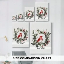 Christmas Holiday Art - Gallery Wrapped Canvas CMLX - 40X60INCH - View 3