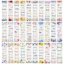 30 Bộ Sách Đánh Dấu Bài Thơ Kinh Thánh Sổ Tay Đơn Giản Vật Liệu Sáng Tạo Văn Học Ins Giấy Đọc Sách Đánh Dấu Trang Tự Làm - Nhiều màu - Xem 3