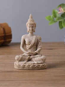 1 bức tượng Phật bằng đá sa thạch Thái Lan Đông Nam Á/Tác phẩm điêu khắc/Đồ thủ công bằng nhựa, Trang trí nhà cửa cho phòng khách, phòng học, phòng ngủ, để bàn làm quà tặng tốt nhất - Nhiều màu - Xem 9