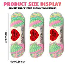 3pcs Soft & Warm Acrylic Yarn Bundle - Ideal For Beginners Knitting & Crochet Kit, Variety Of Colors - Great For DIY Scarf & Blanket Making