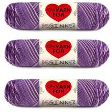 3pcs Soft & Warm Acrylic Yarn Bundle - Ideal For Beginners Knitting & Crochet Kit, Variety Of Colors - Great For DIY Scarf & Blanket Making