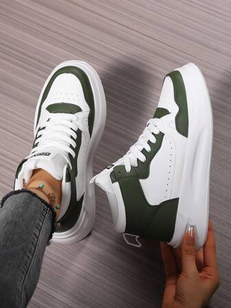 Women's High-Top Casual Sports Shoes, Multi-Functional For School, Autumn/Winter