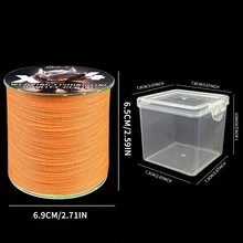 Chelesh 500 Yards, Nhiều Màu Sắc, Dây Câu Cá PE Bện 4 Sợi, Có Bao Bì Tinh Tế, Tùy Chọn Độ Bền 10LB-100LB, Độ Bền Cao, Chống Mài Mòn, Siêu Mịn Cho Câu Cá Đường Dài, Câu Cá Nước Mặn Và Nước Ngọt, Quà Tặng Câu Cá - trái cam - Xem 8