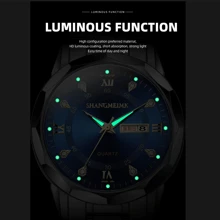 Relógio Luminoso de Estilo para Homens - À Prova de Choques, Relógio Comercial da Moda Bacana com Alta Visibilidade - Perfeito para Uso Diário e Atividades ao Ar Livre