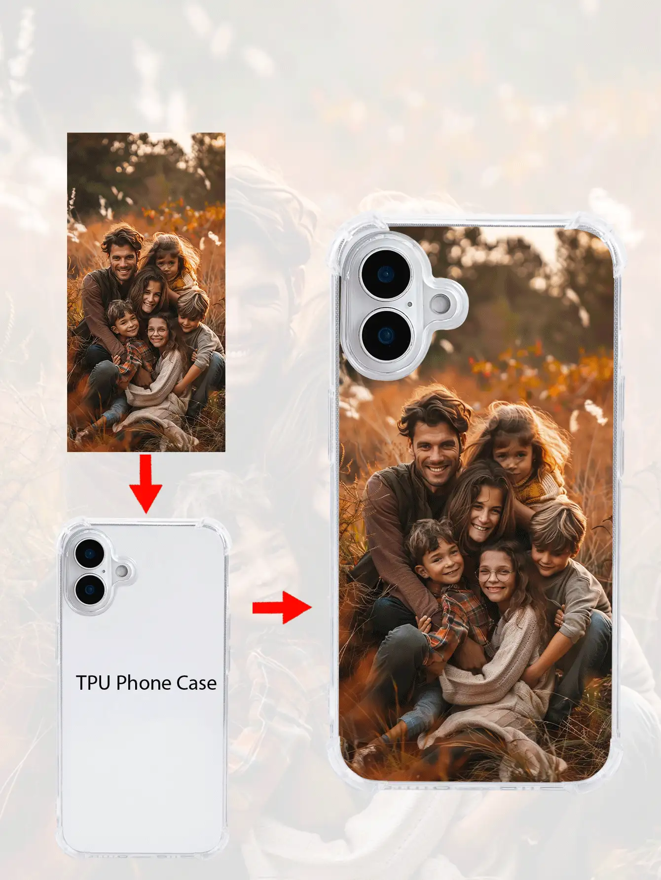 1 ốp lưng điện thoại silicon lỏng tùy chỉnh, tương thích với iPhone 15 Pro Max/17 Pro/17 Air và các dòng máy khác, phiên bản quốc tế, không phải phiên bản nội địa. - Trong sáng - Xem 2