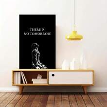 1PC Tranh Canvas Nghệ Thuật Trang Trí Để Bàn - Tranh Treo Tường Truyền Cảm Hứng 'Không Có Ngày Mai', Quà Tặng Hoàn Hảo Cho Bạn Bè, Không Khung, Lý Tưởng Cho Nhà & Phòng Ngủ - Nhiều màu - Xem 1