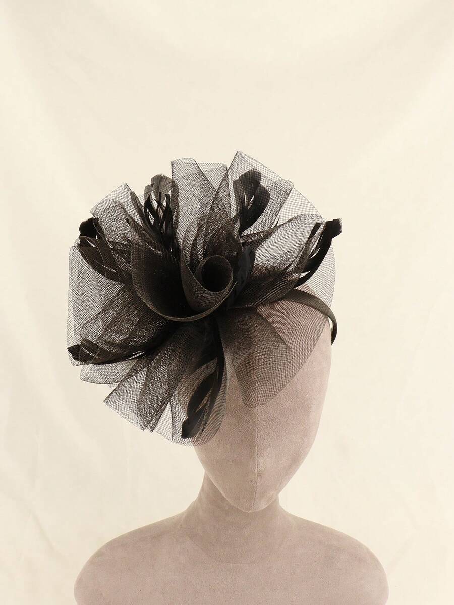 Women's Charming Hat Tea Party Hat, Kentucky Derby Headband, Felt