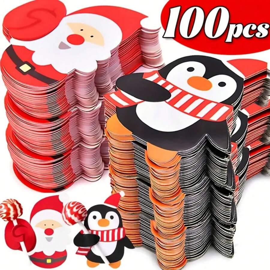 50/100/200 Thẻ quà tặng Giáng sinh, Thẻ kẹo que ông già Noel tự làm, Giá đựng kẹo, Bao bì quà tặng, Đồ trang trí tiệc Giáng sinh, Quà tặng tiệc kẹo, Đồ dùng tiệc Giáng sinh Đồ trang trí Giáng sinh Đồ trang trí Giáng sinh Quà tặng Giáng sinh Giấy gói quà Giáng sinh Đồ dùng tiệc Giáng sinh Túi quà Giáng sinh Túi Giáng sinh Nhãn dán Giáng sinh Đồ trang trí Giáng sinh Đồ ngủ Giáng sinh Quà tặng Giáng sinh Đồ trang trí Giáng sinh