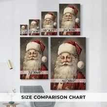 Christmas Holiday Art - Gallery Wrapped Canvas DI - 40X60英寸 - 查看 3