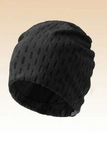 1 件纯色腈纶舒适休闲女士帽子，适合户外、散步、运动、秋冬季 - 堆堆帽 - 查看 10