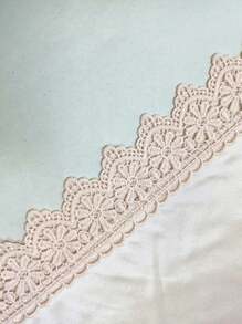 Elegant Half Slip Underskirt For Women - Medium Support Belly Shaper With Contrast Lace, Semi-Sheer, Machine Washable - Perfect For Under Dresses And Skirt Extenders - Baby Pink - View 5