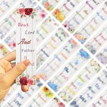 30 Bộ Sách Đánh Dấu Bài Thơ Kinh Thánh Sổ Tay Đơn Giản Vật Liệu Sáng Tạo Văn Học Ins Giấy Đọc Sách Đánh Dấu Trang Tự Làm - Nhiều màu - Xem 8