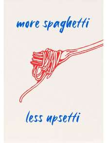 1pc Retro Kitchen Food Quotes Wine Cocktail Utensils Poster Wall Art Pictures Canvas Painting Dining Room Decor No Frame - Multicolor - View 25