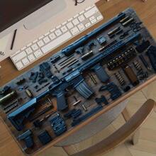 Bàn di chuột chơi game chủ đề súng sáng tạo, Bàn di chuột lớn, Bàn di chuột để bàn chơi game, Đường khâu chính xác, Kết cấu đế cao su chống trượt chất lượng cao, Có thể giặt được, Định vị chuột chính xác, Bề mặt mịn Bàn di chuột chơi game trở lại trường Phụ kiện bàn làm việc Văn phòng phẩm Văn phòng Phụ kiện bàn làm việc Bàn di chuột Bàn di chuột cho bàn làm việc - bộ phận súng - Xem 8