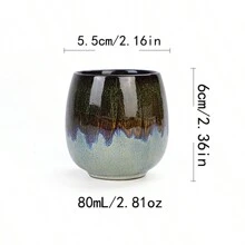 陶瓷窑裂纹意式咖啡杯套装、日式小巧茶杯、大师单杯、创意大肚杯、暖手酒杯 返校季