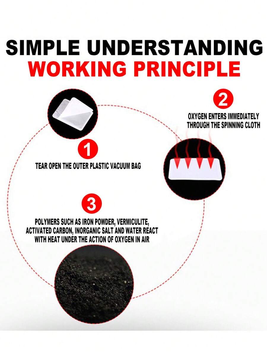 10 Bags Of 20 Stickers Large Hand & Body Warmers Up To 18 Hours Of