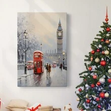 Christmas Holiday Art - Gallery Wrapped Canvas DLXIII - 24X36英寸 - 查看 6