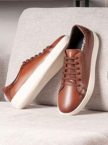 Men Sneakers - Cà phê nâu - Xem 1