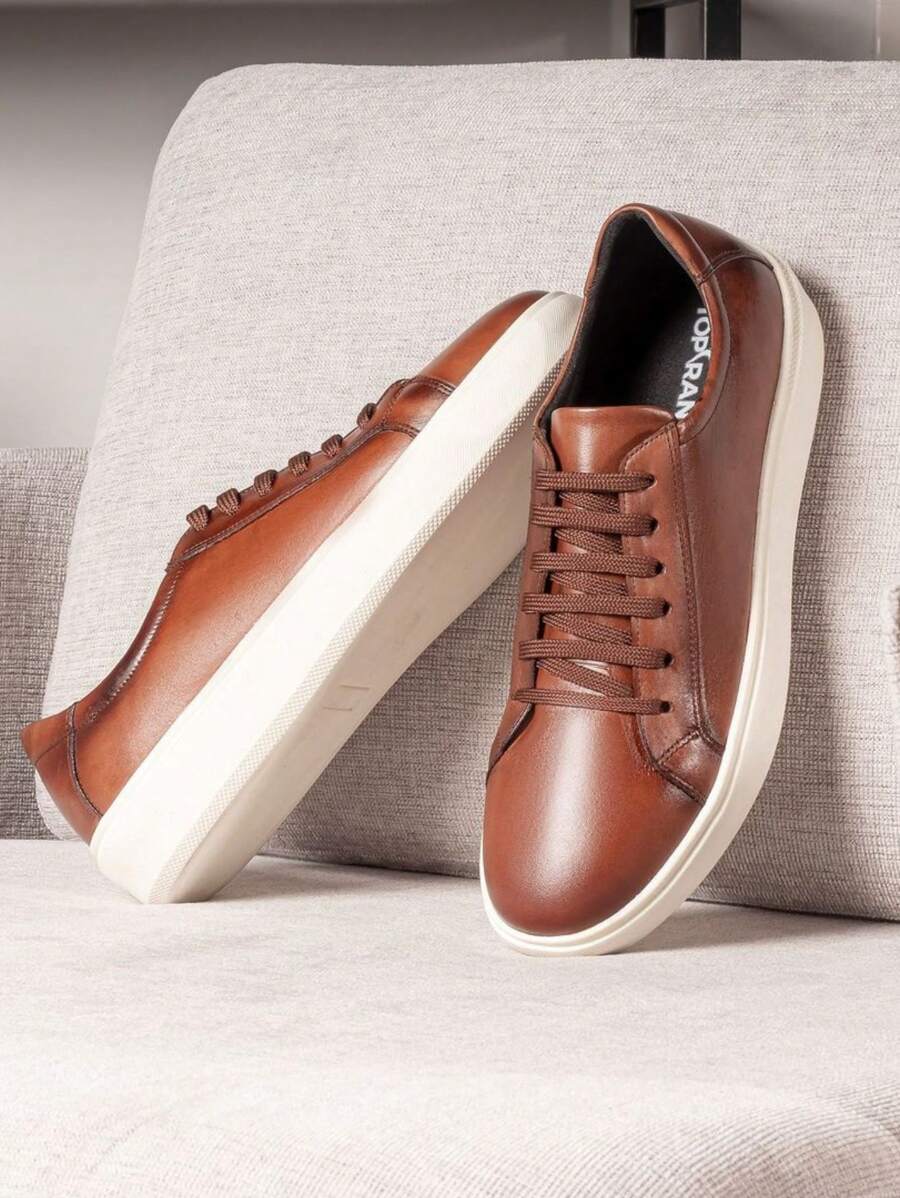 Men Sneakers - Cà phê nâu - Xem 1