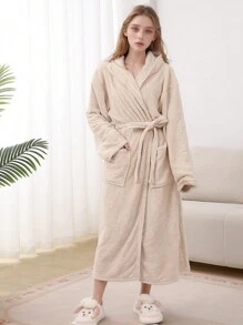 1 chiếc áo choàng tắm trùm đầu bằng vải nỉ san hô thời trang mới, siêu mềm, thấm hút, thân thiện với da, dùng cho phòng tắm, phòng tập thể dục, khách sạn, hồ bơi, kỳ nghỉ ở bãi biển - Vật dụng thiết yếu hàng ngày, lựa chọn lý tưởng cho gia đình và du lịch, món quà hoàn hảo cho mọi người trang trí phòng tắm gia đình mùa hè khi trở lại trường - Nhiều màu - Xem 6