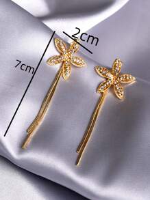 Set de 2 pendientes con borlas de cristal en forma de lágrima para el Día de la Madre, pendientes minimalistas adecuados para uso diario, ir al trabajo y fiestas