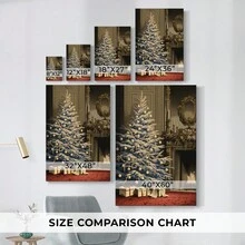 Christmas Holiday Art - Gallery Wrapped Canvas DXII - 12X18英寸 - 查看 3