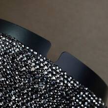 1 chiếc gạt tàn | Gạt tàn thuốc lá lưỡi lê đôi dày | Thiết kế nắp sáng bóng đính kim cương | Sử dụng phổ biến trong nhà và ngoài trời, phù hợp với mọi người (Màu đen) - nhiều màu - Xem 6