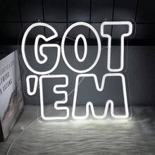 Got'Em 霓虹灯标志 Sneakerhead LED 霓虹灯标志 运动鞋室墙壁装饰 霓虹灯标志 发光标志 墙壁装饰 鞋店 运动室装饰 礼品 客厅 卧室 - 白色 - 查看 7