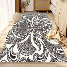 Thảm phong cách hiện đại, mềm mại, chống trượt, có thể giặt bằng máy, thấm nước, chống bụi bẩn, trang trí nhà cửa, rất thích hợp cho phòng khách, phòng ngủ và trang trí cửa ra vào. - Nhiều màu - Xem 7