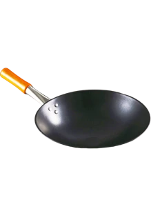 13 英寸铸铁煎锅 - 防锈、无涂层、圆底、无耳设计，适合家庭和餐厅使用 - 黑色 - 查看 9