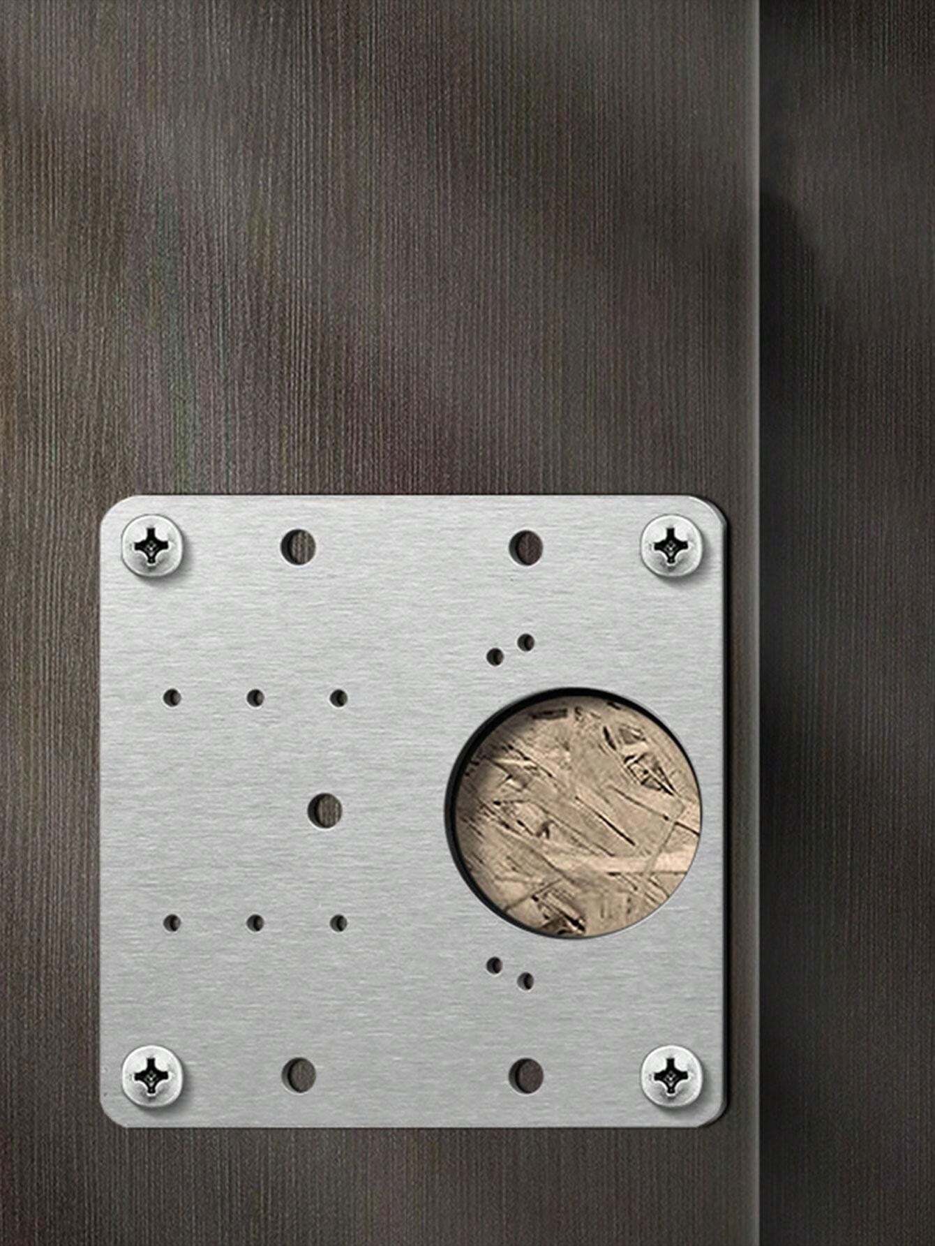 2 piezas/6 piezas Placa de reparación de bisagra de puerta de