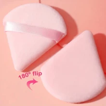 100 piezas/Paquete Borlas suaves con felpa, Aplicación de color uniforme para mejor maquillaje base y efectos de larga duración - Multicolor - Ver 6