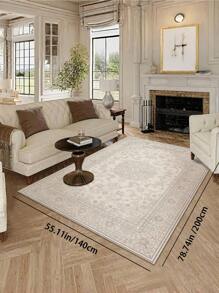 Dywan Retro Salon Sypialnia Antypoślizgowa mata podłogowa Chłonny czeski marokański retro styl boho Dekoracja Dywan nadający się do prania w pralce