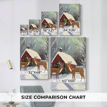 Christmas Holiday Art - Gallery Wrapped Canvas CDLXXIII - 24X36英寸 - 查看 3