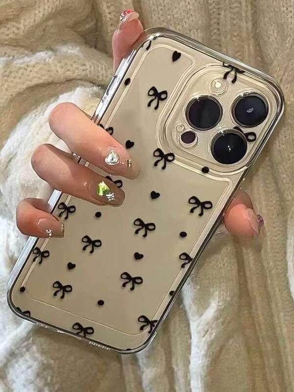 Etui na telefon z motywem kokardy, minimalistyczne i modne, z motywem kwiatowym, kompatybilne z modelami 16/16 Pro/16 Pro Max/16 Plus/15, 15 Pro Max, Apple P13/P14, A14/A15, S23 Ultra, A50, A12, A32, A52, A72, A51, A21S, A13, A14, S22 Ultra, S23, A33, A53, S20 FE, odporne na wstrząsy, wodoodporne, odporne na upadki i zarysowania