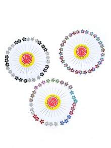 30 件大头别针、头巾/围巾别针，适合日常使用 - 黑與白 - 查看 4