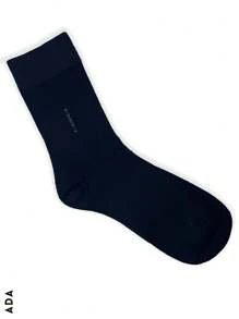 Kit de 5, Calcetines media caña para caballero unicolor,  tipo formal y semi-formal. - Multicolor - Ver 4