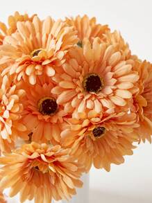 6/12pcs Artificial African Daisies Flowers African Daisy Silk Flowers Artificial Gerbera Daisies Fake Sunflowers Bulk Faux Flowers Bouquet For Wedding Bridal Bouquet Party Home Kitchen Decor,Garden Decor,Outdoor Plant,Gardening,Fake Flowers,Fall Decor,Autumn
