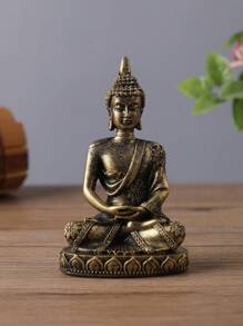 1 bức tượng Phật bằng đá sa thạch Thái Lan Đông Nam Á/Tác phẩm điêu khắc/Đồ thủ công bằng nhựa, Trang trí nhà cửa cho phòng khách, phòng học, phòng ngủ, để bàn làm quà tặng tốt nhất - Nhiều màu - Xem 6
