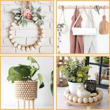 200 个一包木制圆球，天然未上漆木球，10 个/30 个天然彩色球，铅 - 彩色 - 查看 4