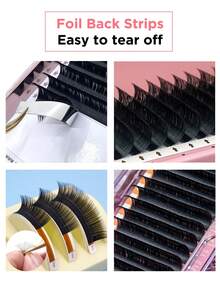 ARTSTAR Row12 Curvature C Lông mi giả màu đen 0,07 mm Mascara hàng dày Lông mi mềm Lông mi ghép Lông mi nhỏ mềm mại Chiều dài 8-20 mm Ngày Giáng sinh - C - Xem 10