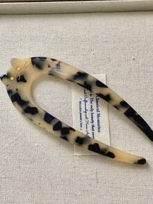 1 件亚克力可爱休闲猫发夹，秋冬季发饰 - 彩色 - 查看 8